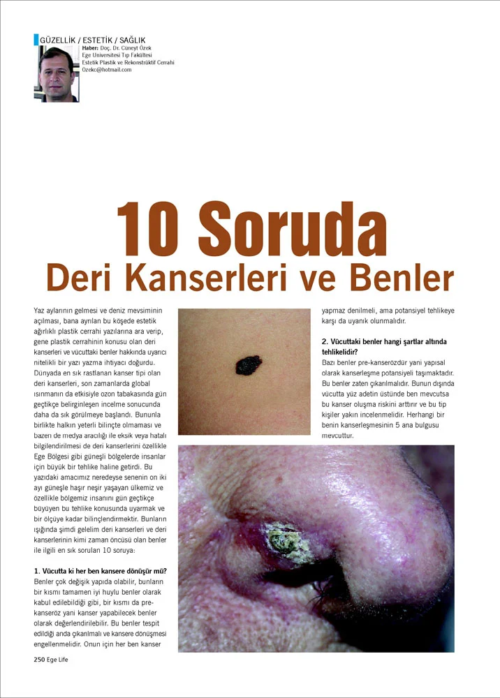 Ege Life - Prof. Dr. Cüneyt Özek