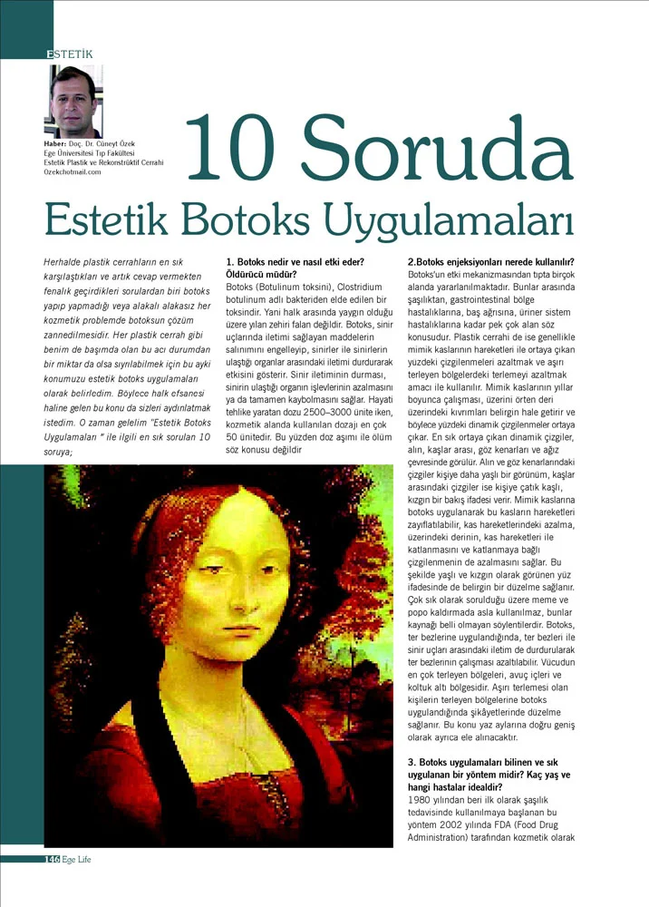 Ege Life - Prof. Dr. Cüneyt Özek