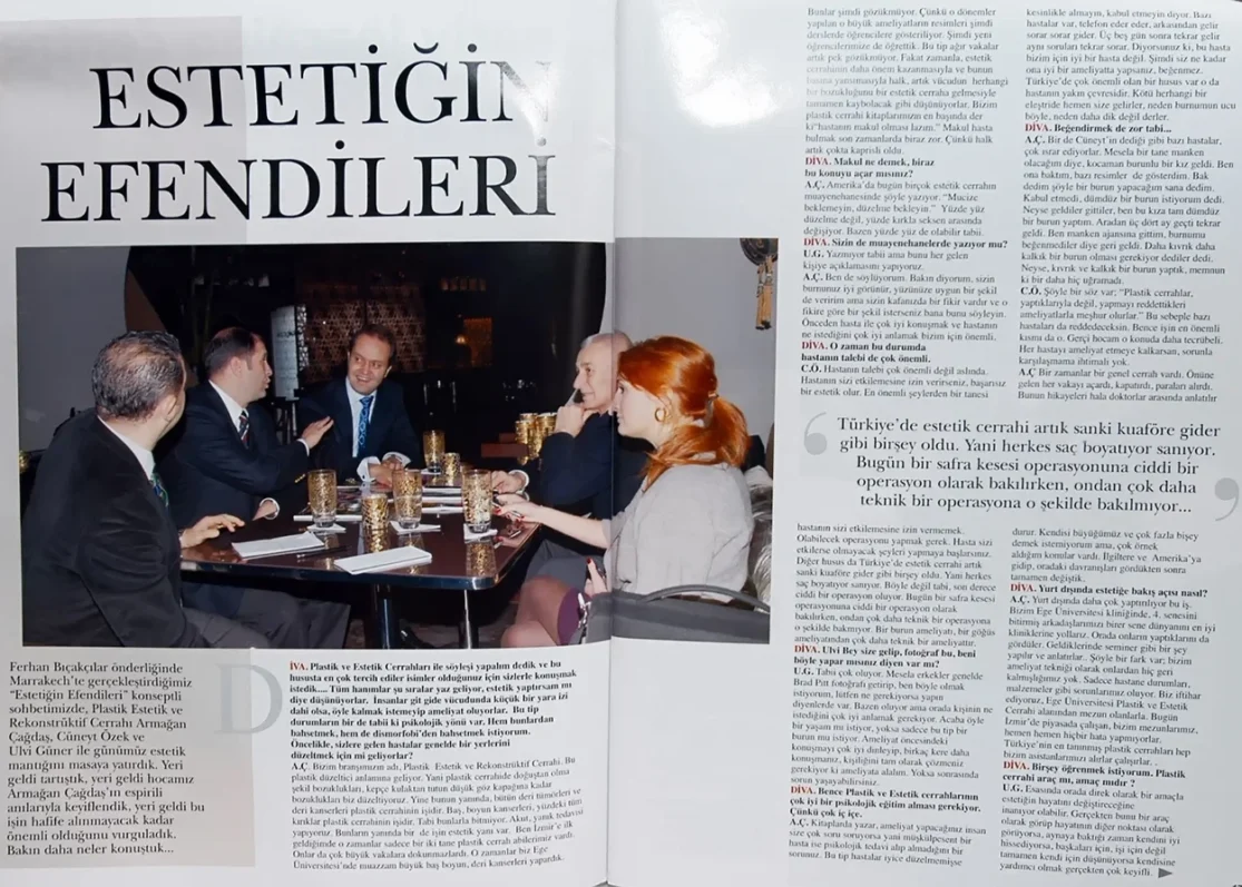 Diva Dergi - Prof. Dr. Cüneyt Özek