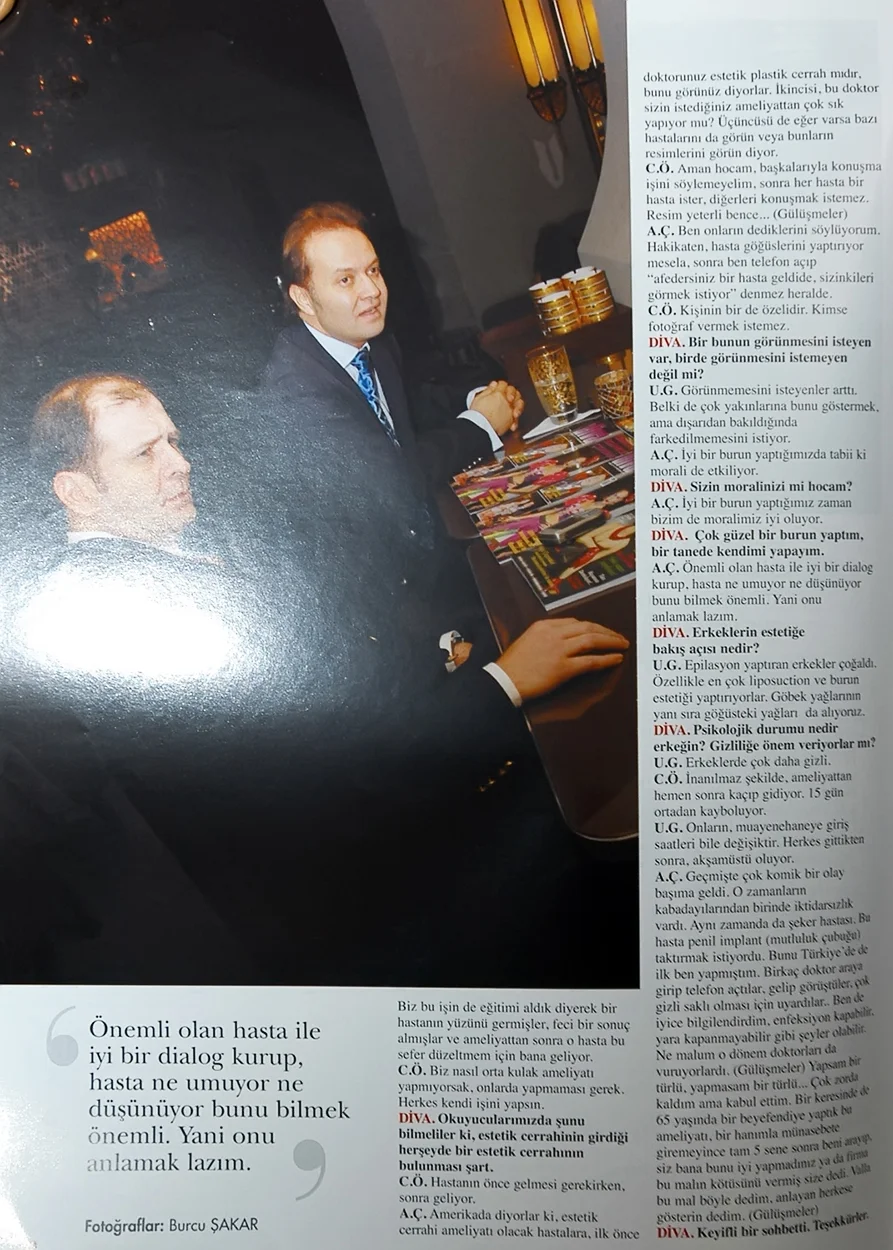 Diva Dergi - Prof. Dr. Cüneyt Özek